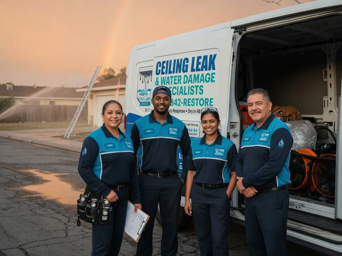 Ceiling Leak Cleanup company in Raywood, TX