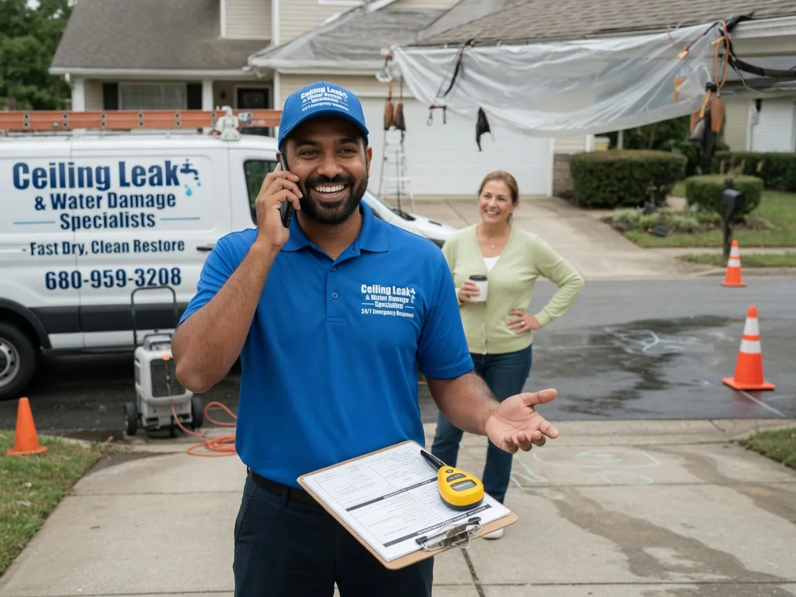 Ceiling Leak Cleanup Raywood, TX FAQs